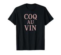 Coq au Vin | Concept Typographique Patrimonial T-Shirt