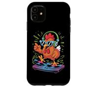 Coq Dj Cool Poulet Musique Remix Coque pour iPhone 11