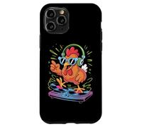 Coq Dj Cool Poulet Musique Remix Coque pour iPhone 11 Pro