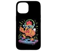 Coq Dj Cool Poulet Musique Remix Coque pour iPhone 15