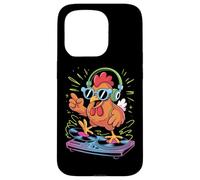 Coq Dj Cool Poulet Musique Remix Coque pour iPhone 15 Pro