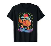 Coq Dj Cool Poulet Musique Remix T-Shirt