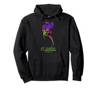 Coq El Gallo aux Couleurs Vives Sweat à Capuche