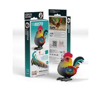 Eugy 3D Modèle: Animal DE Ferme/Coq 7,7x4,42x5,6cm, en Carton, en boîte, 6+
