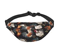Coq français adapté pour le sport, la course, les voyages, les sacs de plein air, sac banane unisexe pour homme et femme, Coqs français, Taille unique, Sac à dos de
