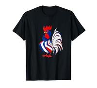 Coq français aux couleurs du drapeau T-Shirt