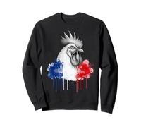 Coq Français Graphique France Drapeau Couleurs Pays Fier Sweatshirt