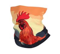 Coq Magnifique Art Écharpe Tube Séchage Rapide Décoration Faciale Anti-UV Echarpe Gaiter pour Randonnée Cyclisme Jogging 25X50Cm