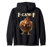 Coq Meme Caw Funny Chicken Humour Vintage Farm Sweat à Capuche