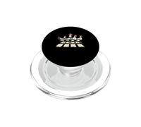 Coq Poulets Traversant Route Parodie Ferme Animal Farming PopSockets PopGrip pour MagSafe