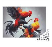 Coq Puzzle 1000 Pièces - Challenge Zen, Carte Géographique À Assembler, Poster Inclus, Cadeau Éducatif, 70x50cm/1000pcs