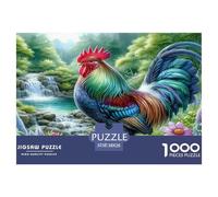 Coq Puzzle De 1000 Pièces : pour Les Adolescents, Un Jeu sans Écran Qui Stimule L’Imagination Absolument Éblouissant.