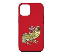 Coq rétro Pop Art avec Figurine Ben-Day Dot Coque pour iPhone 12/12 Pro