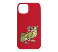 Coq rétro Pop Art avec Figurine Ben-Day Dot Coque pour iPhone 15 Plus