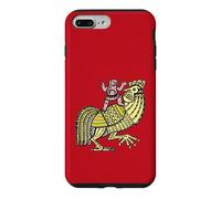 Coq rétro Pop Art avec Figurine Ben-Day Dot Coque pour iPhone 7 Plus/8 Plus