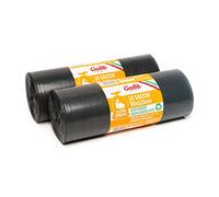Coq sacs XXL collecte déchets, extra résistance, noir, large - Lot de 2