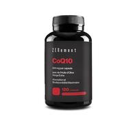 CoQ10 200 mg - 100% Pure avec Huile d'Olive, Absorption Max - 120 Capsules