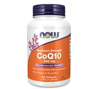 CoQ10 600 MG 60 Gélules Molles Par Now Foods