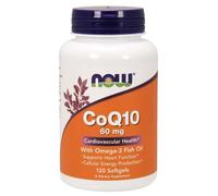 CoQ10 avec oméga-3, 60mg - 120 softgels