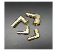 COQFBHJBRH Pipe Fittings Connector Male Elbow Hose Fitting Hose Tail Brass Fitting Connector Connector 8mm Hose Elbow Quick Coupling (Color : 6mm, Thread Specification : 3/8") COQFBHJBRH