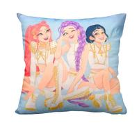COQOYO Huntrix Housse de coussin, taie d'oreiller douce, avec design double face et fermeture éclair cachée, pour lit, canapé, chaise et décoration de chambre de fille, 45 x 45 cm