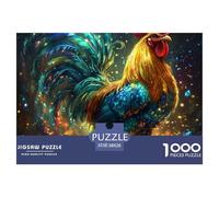 CoqPuzzle The Art of Colour: We are Better at Home - Poultry 1000 Pieces, Full Colour Series, Perfectly Matching Pieces, for Adults and Children from 12 Years 38x26cm/1000pcs