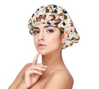 Coqs et poules Bonnet en soie pour homme et femme - Bonnet en satin réglable pour dormir, bonnet doux et confortable pour dormir
