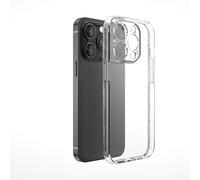 COQTEL® Coque pour iPhone 14 Pro Max Transparente Protection 360° intégrale en Silicone et TPU Antichoc