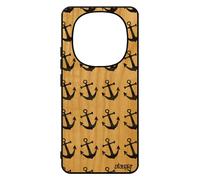 Coque 14 Pro+ Plus 5g /Redmi Note 14 Pro Bois Silicone Ancre Marini¿Re Symbole Souple Pirate Tapisserie Femme Made In France Pour Xiaomi