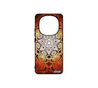 Coque 14 Pro+ Plus 5G /Redmi Note 14 pro silicone Mandala rigide bouddhisme etui indien rosace case cover tibetain jolie de pour Xiaomi