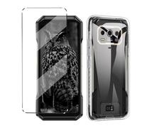 Coque + 1Pcs Verre trempé protection Compatible with Ulefone Armor 27T Pro Coke Coque de protection Compatible with Ulefone Armor 27T Pro étui housse etui protection et protège écran antichoc-Clear