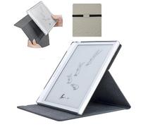 Coque 2 en 1 pour Onyx Boox Page/Go Color 7/Leaf 3 3C, Coque à Rabat magnétique Amovible et intérieur en TPU (Gris)