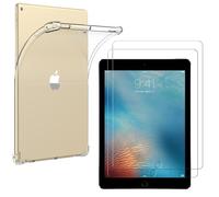 Coque + 2 verres trempé pour iPad 6 e génération - 5 e génération - AIR 2 - AIR 1 - Antichoc Protection Transparent Phonillico®