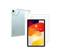 Coque + 2 verres trempé pour Xiaomi Redmi Pad SE - Antichoc Protection Transparent Phonillico® Transparent
