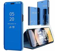 Coque + 2 Verres Trempés Pour Xiaomi Redmi Note 14 5g (Pas Pour 4g) Protection Avant Et Arrière Smart View Bleu - E.F.Connection
