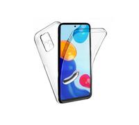 Coque 360 intégrale - 123 - Xiaomi Redmi Note 11 4G (6.43") - Transparent - Film verre trempé - Ultra-fin