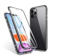 Coque 360 intégrale aimanté noir graphite et transparente iPhone 14 Pro Max