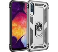 Coque 360° niveau militaire pour Samsung Galaxy A50/A50s/A30s - Antichoc renfort coins, anneau rotatif métal 360° et support magnétique voiture