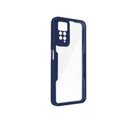 Coque 360° pour Redmi Note 11 et 11s Dos Rigide Partie Avant Souple Bleu nuit