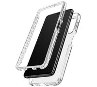 Coque 360° pour Samsung Galaxy A22 Arrière Souple et Avant Rigide Transparente