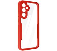 Coque 360 pour Samsung Galaxy A34 5G Dos Rigide Protection Écran Souple Rouge
