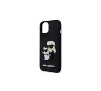 Coque 3D Karl Choupette pour iPhone 13 Karl Protection Élégant Noir