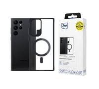 Coque - 3MK PROTECTION - Satin Armor - Samsung Galaxy S24 Ultra - Noir - Élégante et robuste