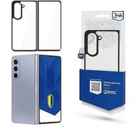Coque - 3MK - Samsung Galaxy Z Fold 5 - Silicone Antidérapant - Transparent/Noir - Protection Optimale