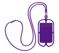 Coque à cordon Universelle Avec Rangement Carte série NeckPouch Violet