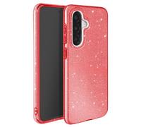 Coque à Paillettes pour Samsung Galaxy A36 Antichoc Scintillant Rouge