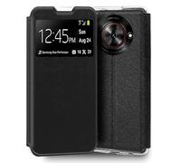 Coque à Rabat Cool pour ZTE Blade A75 5G Lisse Noire