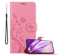 Coque à rabat pour Realme GT / GT Neo 2T / Q3 PRO Etui en ROSE FLORAL Protection Design Floral Portefeuille