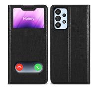 Coque à rabat pour Samsung Galaxy A33 5G Etui en NOIR COMÈTE Protection