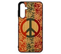 Coque A16 4g 5g Bois Silicone Peace And Love Fille Hippie Gris Portable Rosace Mandala Boheme Rigide Yoga Reggae Noir Pour Samsung Galaxy